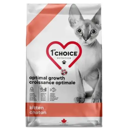 Сухой корм 1st Choice Kitten Optimal Growth с рыбой для котят 4.54 кг