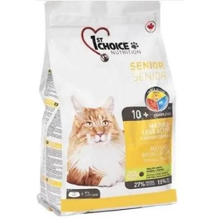 Сухий корм 1st Choice Senior Mature Less Aktiv для літніх або малоактивних котів 2,72 кг