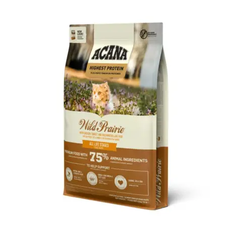 Сухой корм ACANA Wild Prairie Cat для кошек всех пород и всех стадий жизни 4,5 кг.