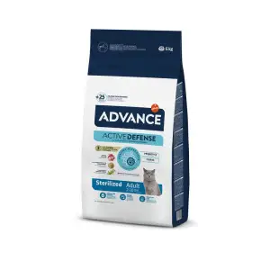 Сухий корм Advance Cat Sterilized для стерилізованих котів з індичкою 6 кг