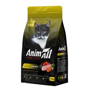 Сухий корм AnimAll для котів, зі свіжою куркою 1,5 кг