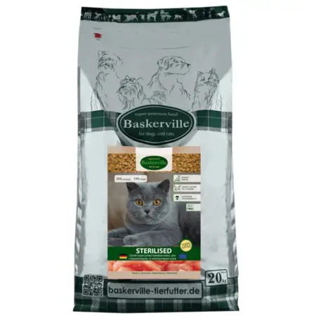 Сухий корм Baskerville Sterilised Katze для стерилізованих котів 20 кг