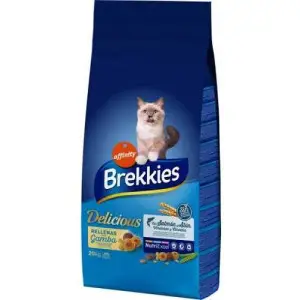 Сухий корм Brekkies Cat Delice Fish для дорослих котів з рибою 20 кг