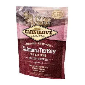 Сухий корм Carnilove Cat Salmon & Turkey для кошенят, лосось та індичка, 400 г