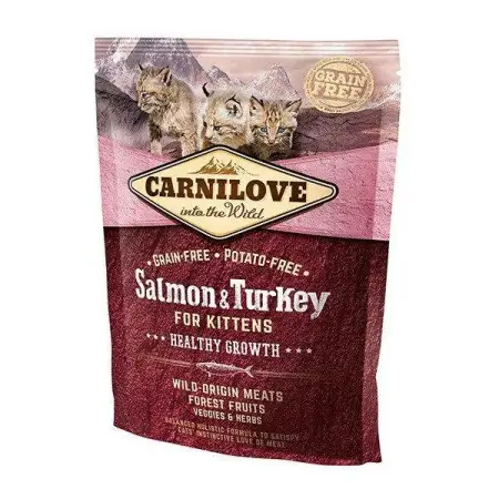 Сухий корм Carnilove Cat Salmon & Turkey для кошенят, лосось та індичка, 400 г