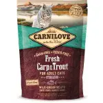 Сухий корм Carnilove Fresh Carp & Trout для стерилізованих котів, риба, 400 г