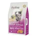 Сухий корм для довгошерстих котів Profine Cat Derma, з лососем і рисом, 10 кг