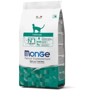 Сухий корм для кішок Monge Cat Hairball з куркою 1,5 кг