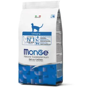Сухий корм для кішок Monge Cat Urinary профілактика сечокам'яної хвороби, зі смаком лосося та рису 10 кг