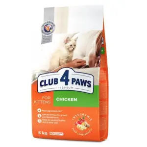 Сухий корм для кошенят Club 4 Paws Premium Kittens з куркою 5 кг