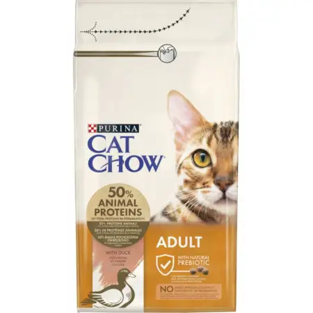 Сухий корм для котів Cat Chow Adult, з качкою, 1,5 кг