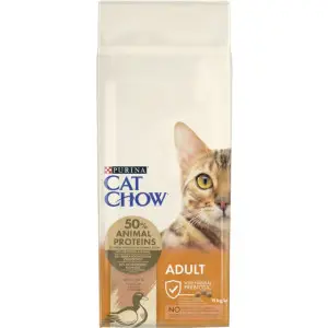 Сухий корм для котів Cat Chow Adult, з качкою, 15 кг