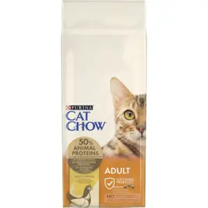 Сухий корм для котів Cat Chow Adult, з куркою, 15 кг
