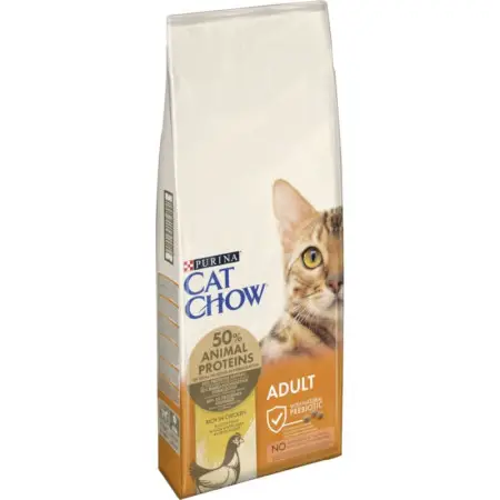 Сухий корм для котів Cat Chow Adult, з куркою, 15 кг