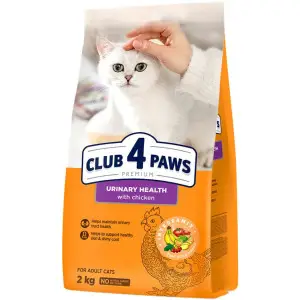 Сухий корм для котів Club 4 Paws Premium для підтримки здоров'я сечовивідної системи, 2 кг