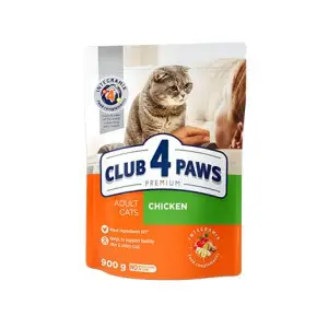 Сухий корм для котів Club 4 Paws Premium, курка, 300 г