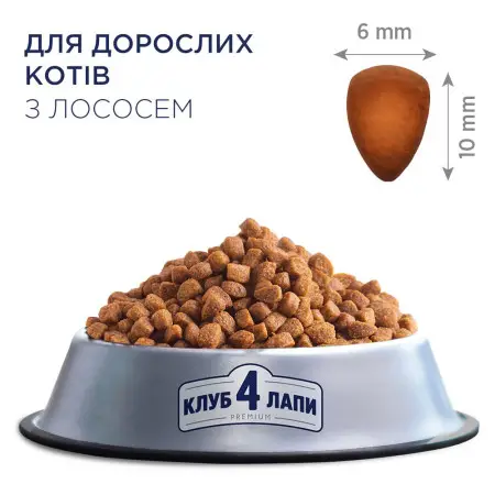 Сухий корм для котів Club 4 Paws Premium, лосось, 300 г