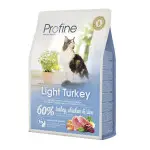 Сухой корм для кошек с лишним весом Profine Cat Light, с индейкой и курицей, 2 кг