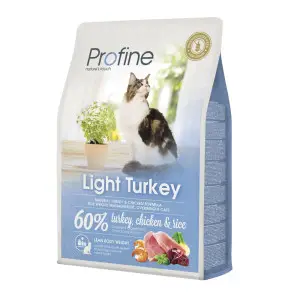 Сухий корм для котів із зайвою вагою Profine Cat Light, з індичкою і куркою, 2 кг