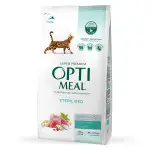 Сухий корм для стерилізованих котів Optimeal, з індичкою та вівсом 1.5 кг