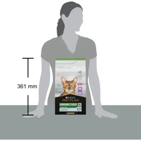 Сухой корм для стерилизованных кошек Purina Pro Plan Sterilised Adult 1+ Renal Plus с индейкой 1,5 кг