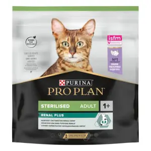 Сухой корм для стерилизованных кошек Purina Pro Plan Sterilised Adult 1+ Renal Plus с индейкой 400 г