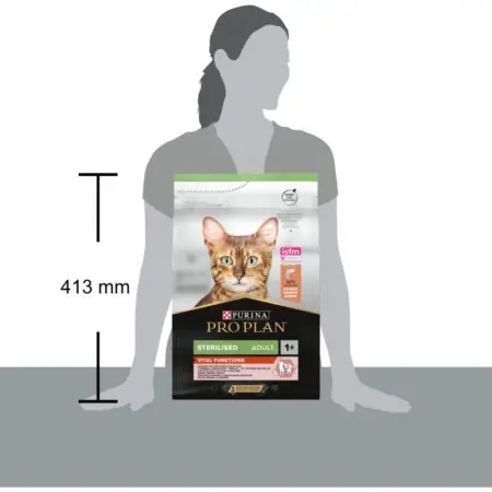 Сухой корм для стерилизованных кошек Purina Pro Plan Sterilised Adult 1+ Vital Functions с лососем 3 кг
