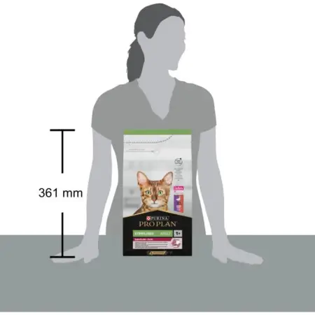 Сухой корм для стерилизованных кошек Purina Pro Plan Sterilised Savoury Duo, с уткой и печенью, 1,5 кг
