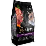 Сухий корм Savory для стерилізованих котів, зі свіжим ягням і куркою, 400 г