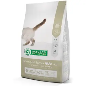Сухий корм для зростаючих кошенят після стерилізації Sterilised Junior Poultry with krill 2 kg