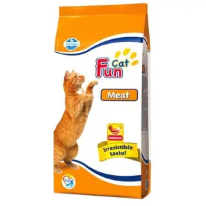 Сухой корм Farmina Fun Cat Meat для взрослых кошек с курицей 20 кг