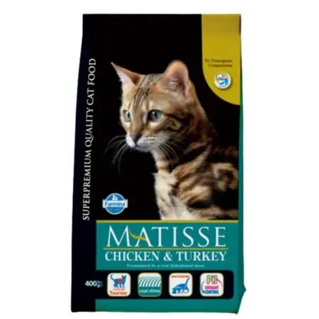 Сухий корм Farmina Matisse Chicken & Turkey для кішок з куркою та індичкою 0,4 кг