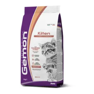 Сухий корм Gemon Cat Kitten для кошенят з лососем та рисом 2 кг