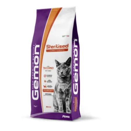 Сухий корм Gemon Cat Sterilised для стерилізованих котів з індичкою 7 кг