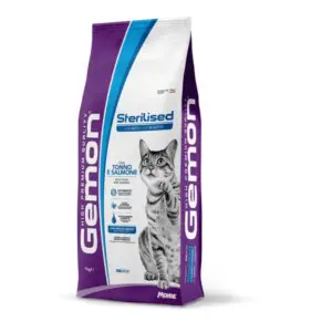 Сухий корм Gemon Cat Sterilised для стерилізованих котів з тунцем та лососем 7 кг