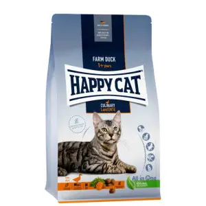 Сухий корм Happy Cat Culinary Land Ente для дорослих котів зі смаком качки, 4 кг, 70567