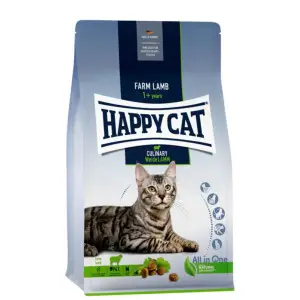 Сухий корм Happy Cat Culinary Weide Lamm для дорослих котів зі смаком ягняти, 10 кг, 70550