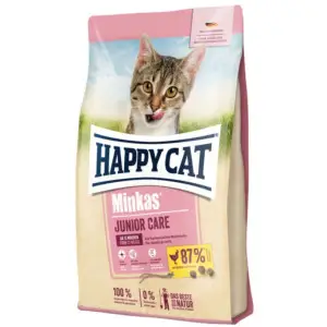 Сухий корм Happy Cat Minkas Junior Care Geflugell для кошенят віком від 4 - 12 міс. з птицею, 0,5 кг, 70399
