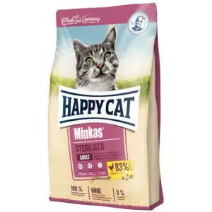 Сухий корм Happy Cat Minkas Sterilised Geflugel для кастрованих котів та стерилізованих кішок з птицею, 1,5 кг