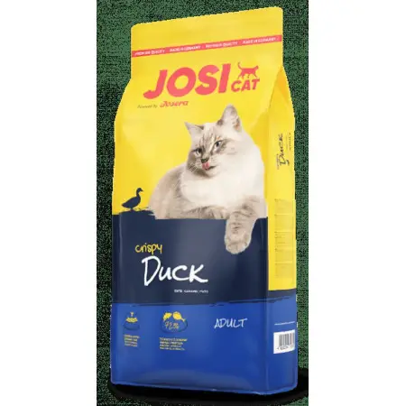 Сухий корм JosiCat Adult Crispy Duck для дорослих кішок, с качкою, 10 кг