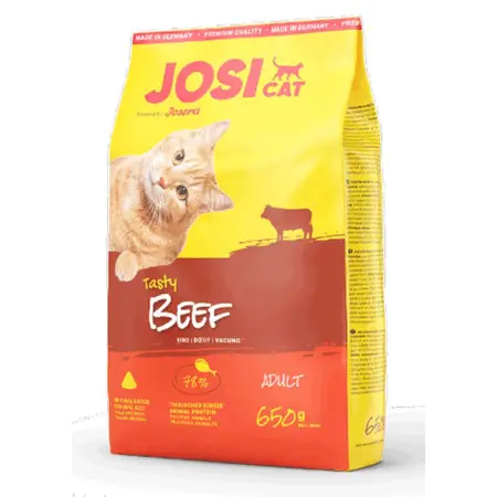 Сухий корм JosiCat Adult Tasty Beef для дорослих кішок, з яловичиною, 10 кг