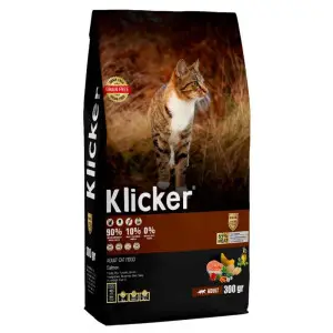 Сухий корм Klicker Холістик беззерновий для дорослих котів з ЛОСОСЕМ 12 кг.