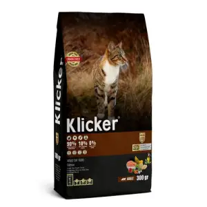 Сухий корм Klicker Холістик беззерновий для дорослих котів з Лососем 300 г