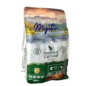 Сухой Корм Mystic Беззерновой для взрослых стерилизованных кошек с Лососем 500 г