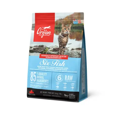 Сухий корм Orijen Six Fish для котів усіх порід на усіх стадіях життя 1,8 кг