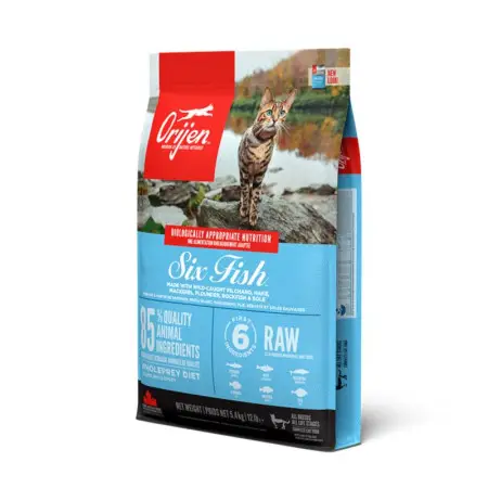 Сухий корм Orijen Six Fish для котів усіх порід на усіх стадіях життя 5,4 кг