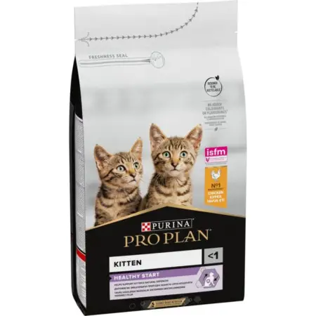 Сухий корм Purina Pro Plan Kitten <1 Healthy Start для кошенят з куркою 1,5 кг