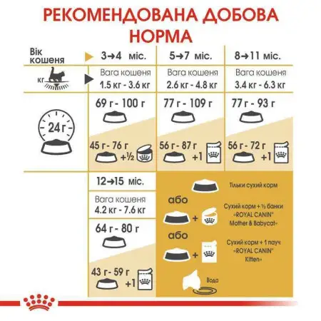 Сухий корм Royal Canin Maine Coon Kitten для кошенят мейн-кунів до 15 місяців, 400 г