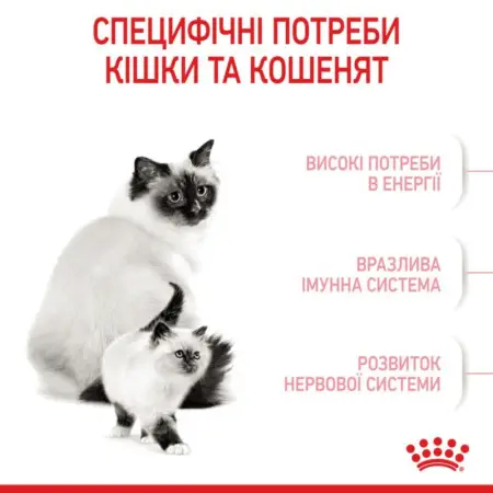 Сухий корм Royal Canin Mother and Babycat для кошенят та годуючих кішок, 400 г