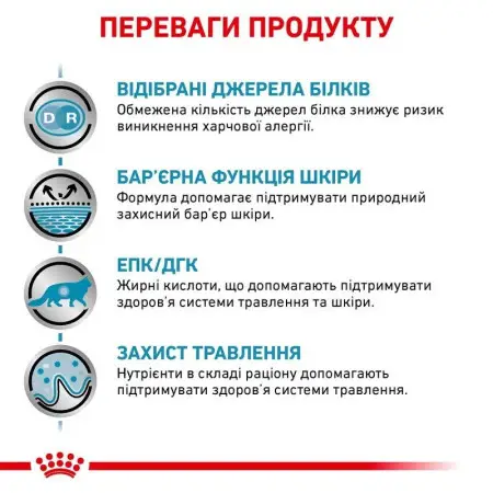 Сухий корм Royal Canin Sensitivity Control при харчової алергії у кішок, 1.5 кг